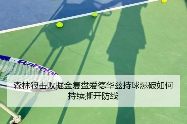 森林狼击败掘金复盘爱德华兹持球爆破如何持续撕开防线